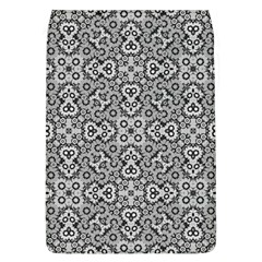 Geometric Stylized Floral Pattern Removable Flap Cover (l) by dflcprints