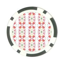 Tigerlily Poker Chip Card Guard by humaipaints