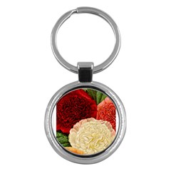 Flowers 1776584 1920 Key Chains (round)  by vintage2030