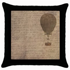 Letter Balloon Throw Pillow Case (Black)