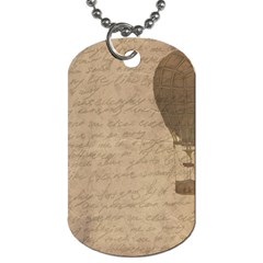 Letter Balloon Dog Tag (Two Sides)