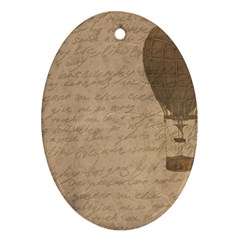 Letter Balloon Oval Ornament (Two Sides)