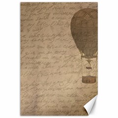 Letter Balloon Canvas 12  x 18 