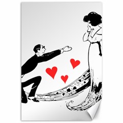 Manloveswoman Canvas 12  X 18  by vintage2030