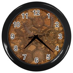 Background 1660920 1920 Wall Clock (black) by vintage2030