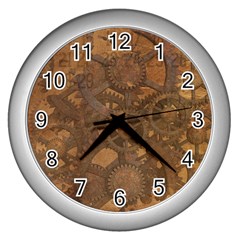 Background 1660920 1920 Wall Clock (Silver)