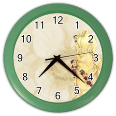 Background 1659622 1920 Color Wall Clock by vintage2030