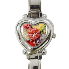 Flowers 1776541 1920 Heart Italian Charm Watch by vintage2030