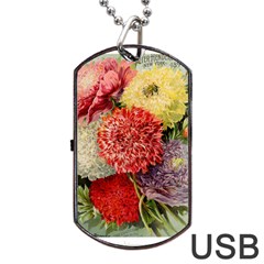 Flowers 1776541 1920 Dog Tag Usb Flash (one Side) by vintage2030