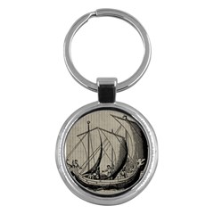 Ship 1515875 1280 Key Chains (round)  by vintage2030