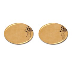 Flapper 1515869 1280 Cufflinks (oval) by vintage2030