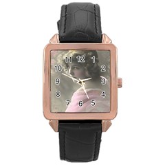 Vintage 1501529 1920 Rose Gold Leather Watch  by vintage2030