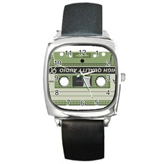 Cassette 40267 1280 Square Metal Watch by vintage2030