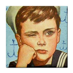 Retro Boy Tile Coasters