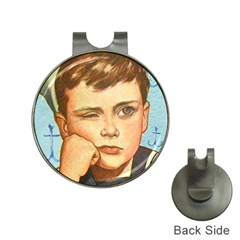 Retro Boy Hat Clips With Golf Markers