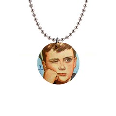 Retro Boy Button Necklaces by vintage2030