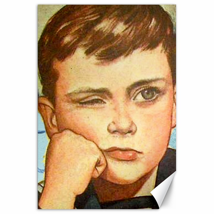 Retro Boy Canvas 20  x 30 