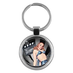 Retro 1265788 1920 Key Chains (round)  by vintage2030