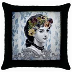 Vintage 1229006 1920 Throw Pillow Case (Black) Front