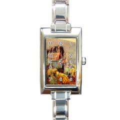 Painting 1241680 1920 Rectangle Italian Charm Watch