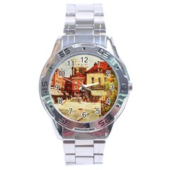 Painting 1241683 1920 Stainless Steel Analogue Watch by vintage2030