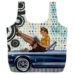 Vintage 1251863 1920 Full Print Recycle Bag (xl) by vintage2030