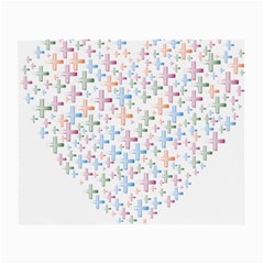 Heart Colorful Transparent Religion Small Glasses Cloth