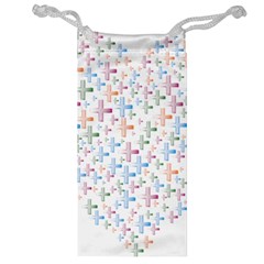 Heart Colorful Transparent Religion Jewelry Bag