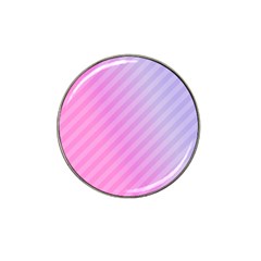 Diagonal Pink Stripe Gradient Hat Clip Ball Marker (10 pack)