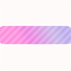Diagonal Pink Stripe Gradient Large Bar Mats
