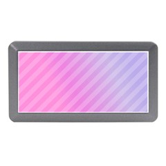 Diagonal Pink Stripe Gradient Memory Card Reader (Mini)