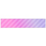 Diagonal Pink Stripe Gradient Small Flano Scarf Front