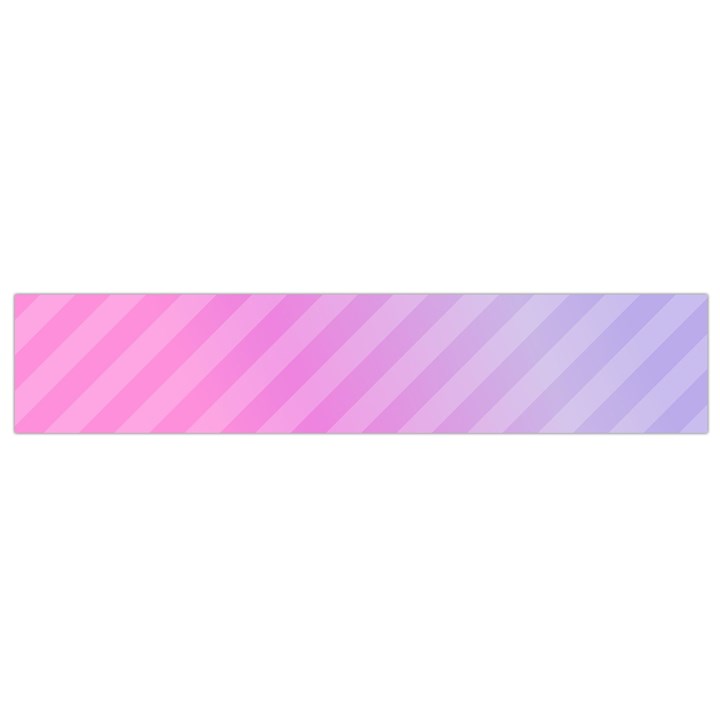 Diagonal Pink Stripe Gradient Small Flano Scarf