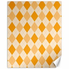 Argyle Pattern Seamless Design Canvas 11  X 14 