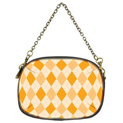 Argyle Pattern Seamless Design Chain Purse (one Side) by Sapixe