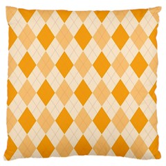 Argyle Pattern Seamless Design Large Cushion Case (two Sides)