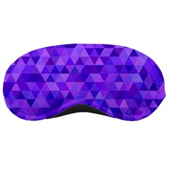 Purple Triangle Purple Background Sleeping Masks