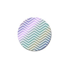 Zigzag Line Pattern Zig Zag Golf Ball Marker