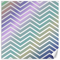 Zigzag Line Pattern Zig Zag Canvas 16  X 16 