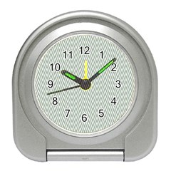 Vintage Pattern Chevron Travel Alarm Clock