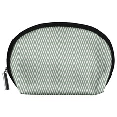 Vintage Pattern Chevron Accessory Pouch (large)