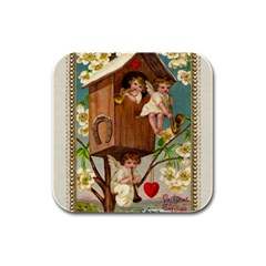 Valentine 1171220 1920 Rubber Square Coaster (4 Pack)  by vintage2030