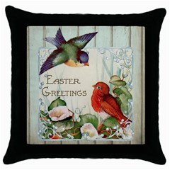 Easter 1225824 1280 Throw Pillow Case (black) by vintage2030