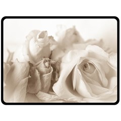 Vintage Rose Shabby Chic Background Double Sided Fleece Blanket (large)  by Sapixe