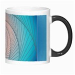 Decorative Background Blue Morph Mugs Right