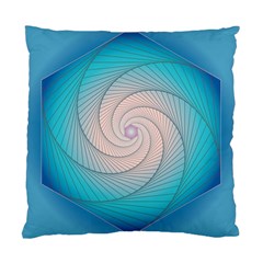 Decorative Background Blue Standard Cushion Case (two Sides) by Sapixe