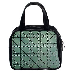 Pattern Graphics Figure Line Glass Classic Handbag (two Sides) by Sapixe