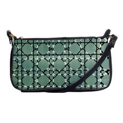 Pattern Graphics Figure Line Glass Shoulder Clutch Bag by Sapixe