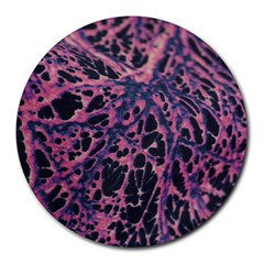 Fabric Textile Texture Macro Model Round Mousepads by Sapixe