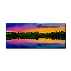 Sunset Color Evening Sky Evening Hand Towel by Sapixe